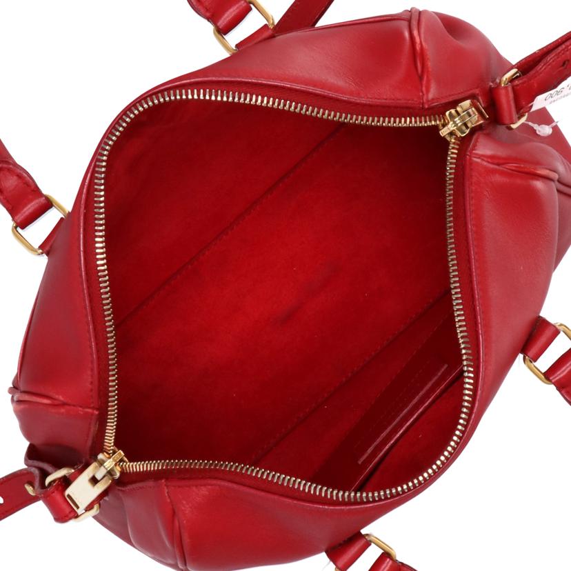 SAINT LAURENT イヴサンローラン SAINT LAURENT ベイビーダッフル 2wayハンドバッグ レッド レディース/ベイビーダッフル2wayハンド/レッド/330958//213***/Bランク/75