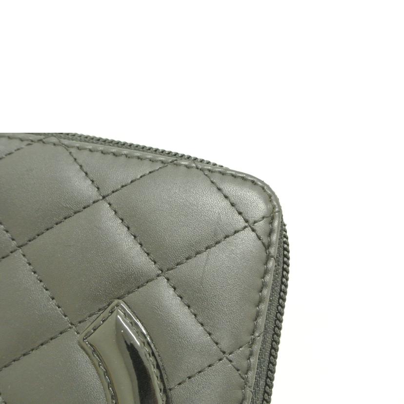 CHANEL シャネル/カンボンラインオーガナイザー財布 黒//11102398/Bランク/87