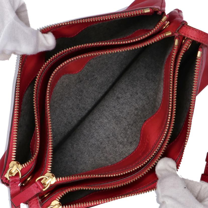CELINE TRIO セリーヌ CERINE TRIO トリオショルダー ボルドー系 レディース/トリオショルダー/ボルドー系//Bランク/37