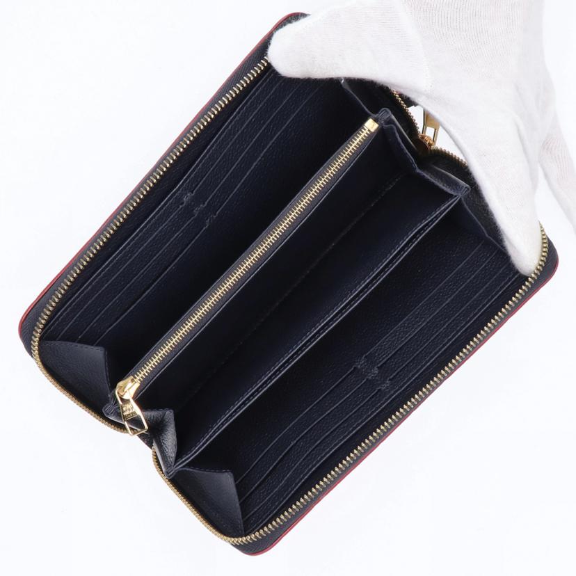 LV ルイヴィトン/ジッピーウォレット/モノグラムアンプラント/マリーヌルージュ/M62121//SP2***/ABランク/75