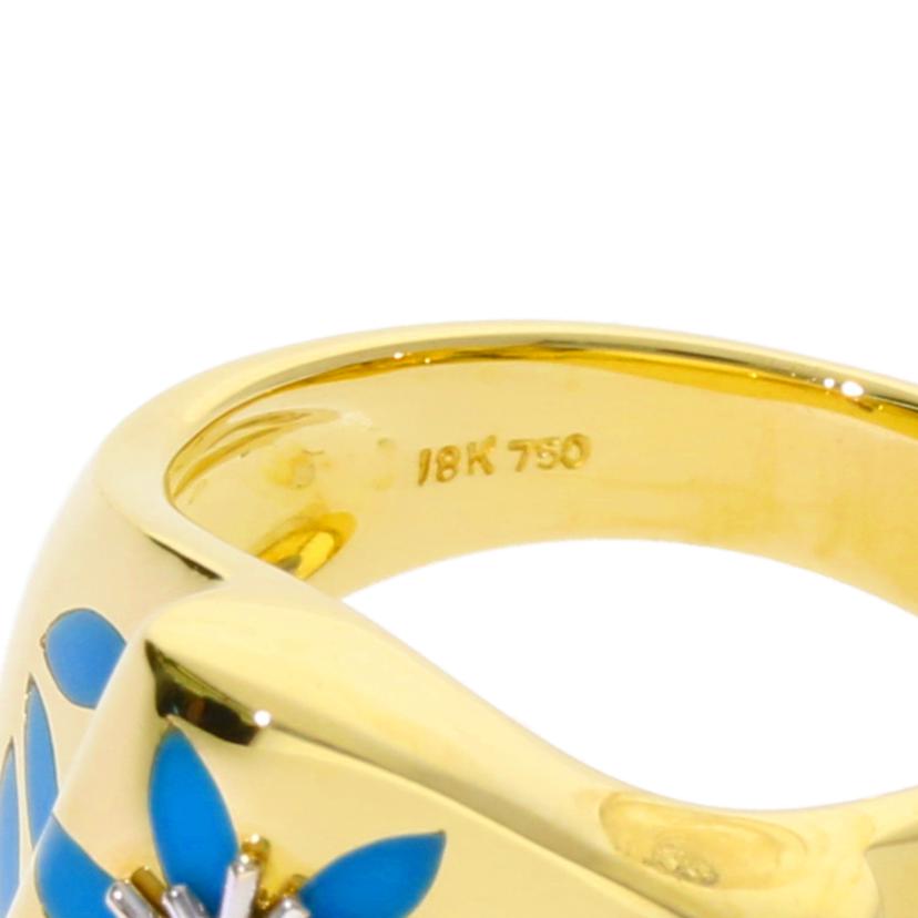 / K18ダイヤリング//Aランク/75