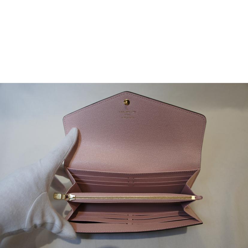 LOUIS VUITTON ルイ・ヴィトン/ポルトフォイユ・サラ/ダミエエベヌ/ローズバレリーヌ/N60114//IC/ABランク/94