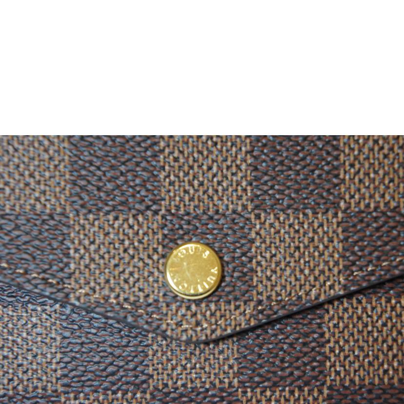 LOUIS VUITTON ルイ・ヴィトン/ポルトフォイユ・サラ/ダミエエベヌ/ローズバレリーヌ/N60114//IC/ABランク/94