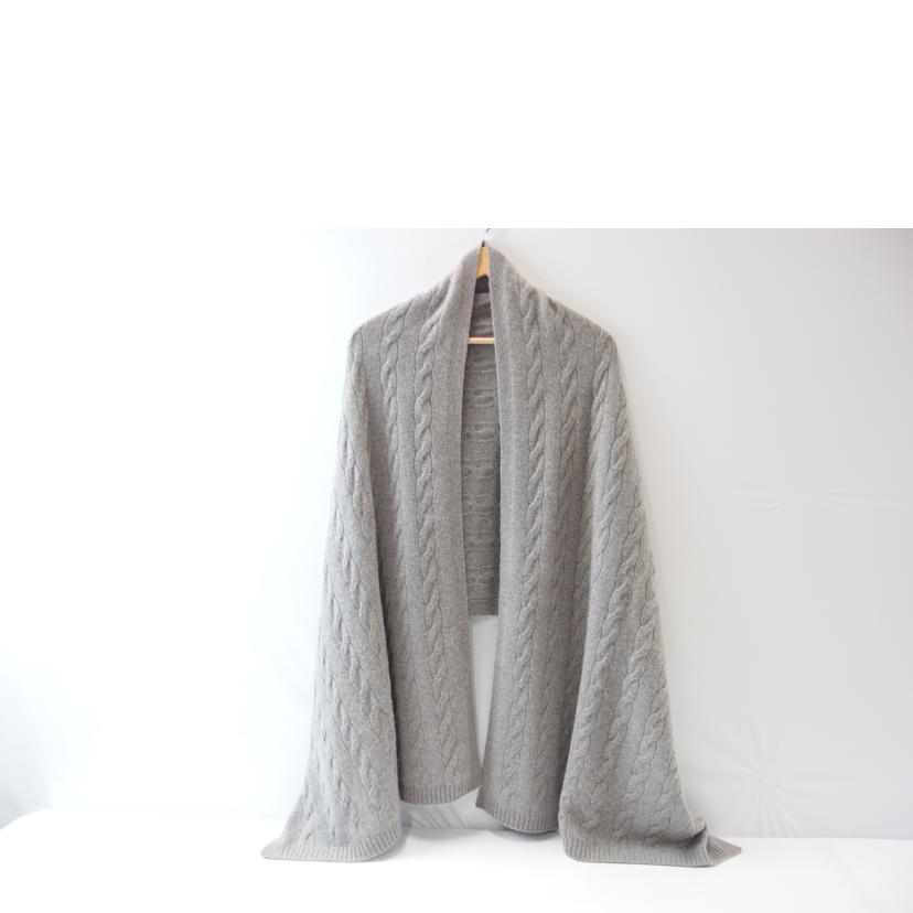 RALPH LAUREN ラルフローレン/カシミア100%マフラー グレー/レディース雑貨/ABランク/83【中古】