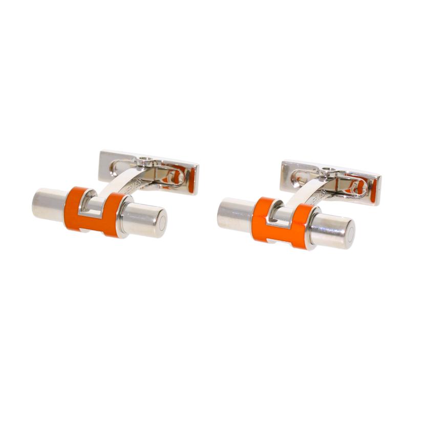 HERMES エルメス/カフリンクス/TubeH/Orange Fruite/H077267FP37//SAランク/77