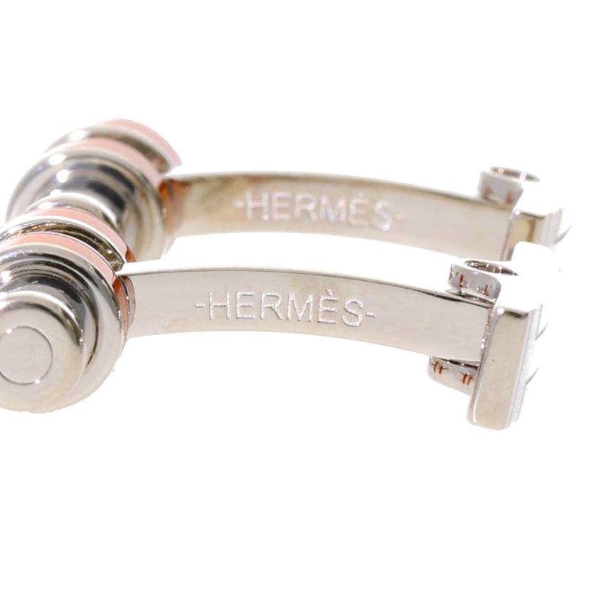 HERMES エルメス/カフリンクス/TubeH/Orange Fruite/H077267FP37//SAランク/77