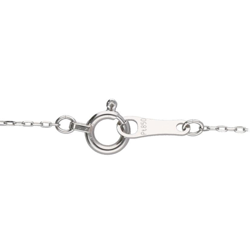 / ◎Pt900/850ダイヤネックレス0.782/0.21ct//Aランク/75