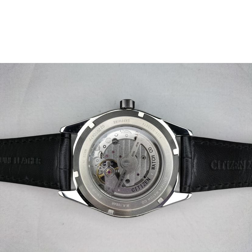 CITIZEN シチズン/AUTOMATIC 裏スケ レザーベルト/8229-S115574//022050677/Aランク/52