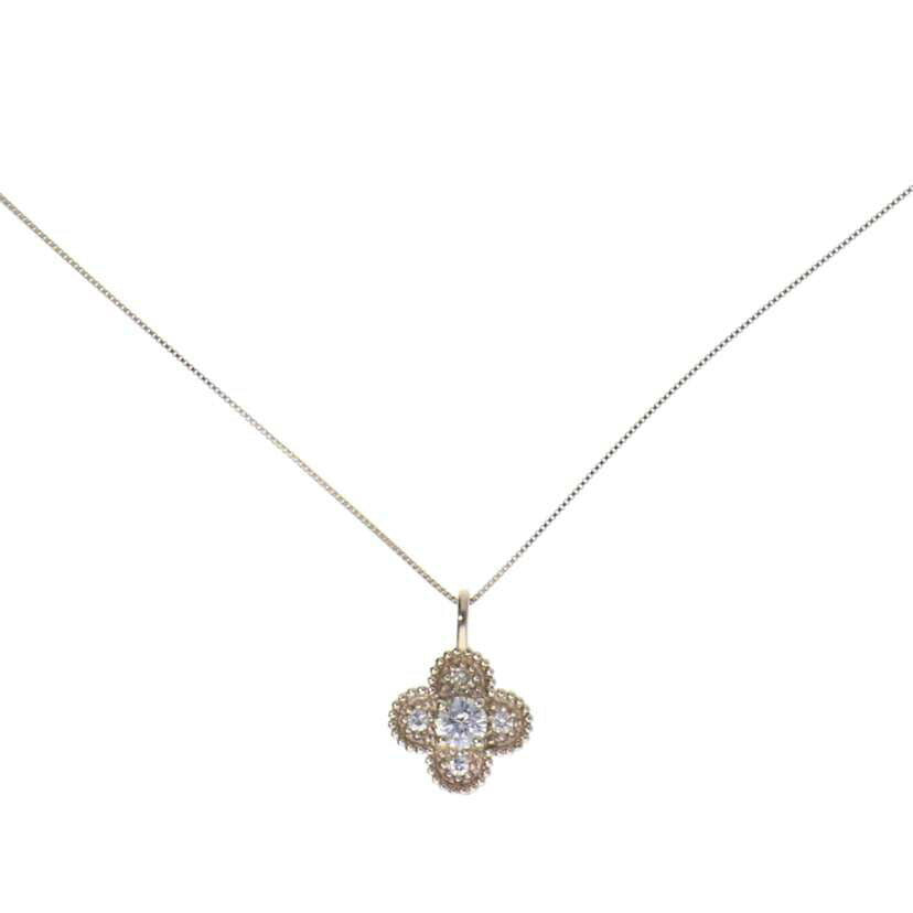 Pt850/900/ Ptダイヤネックレス 0.203/0.10 ソ//Aランク/75