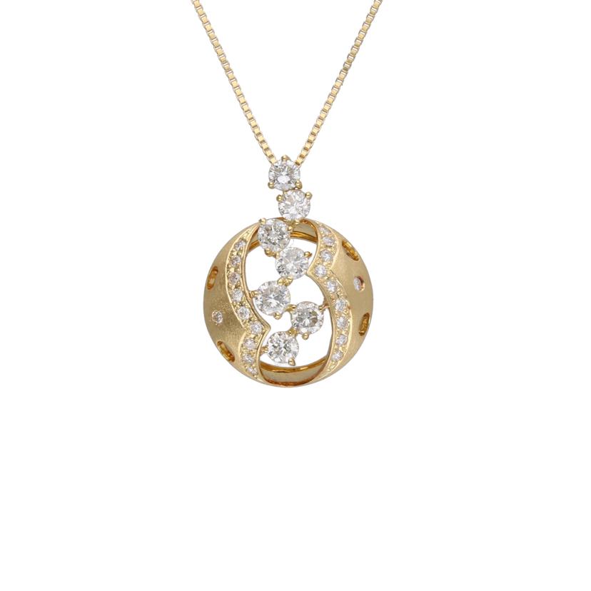 / ◎K18ダイヤネックレス1.00ct//Aランク/75