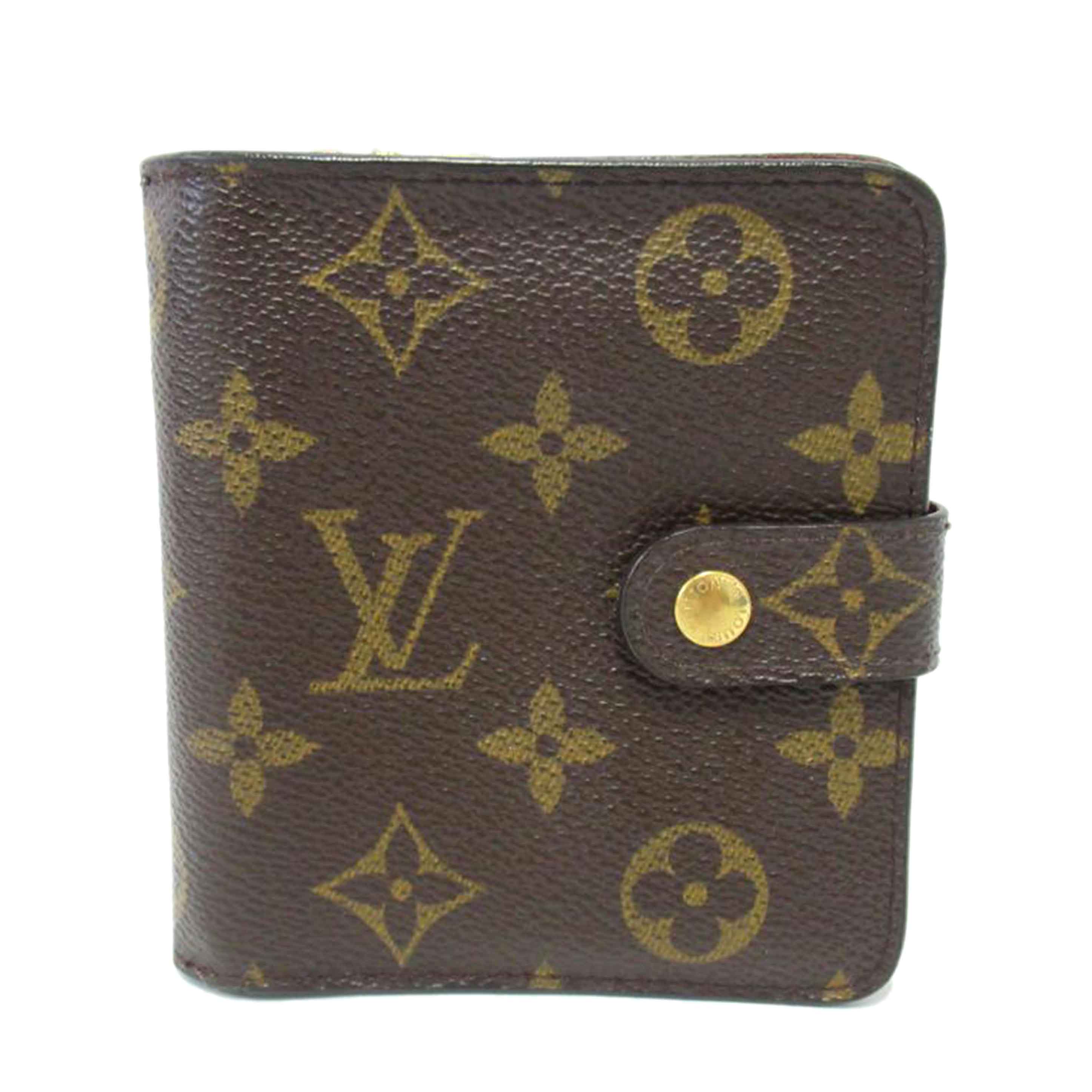 LV/コンパクトジップ/モノグラム/M61667//CA1***/BCランク/63