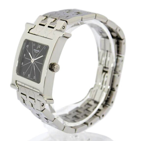 HERMES HERMES/Hウォッチ/黒文字盤/クォーツ/HH1.210//182****/ABランク/88