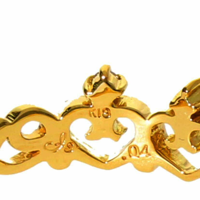 / K18ダイヤリング0.215/0.04ct ソ//Aランク/75