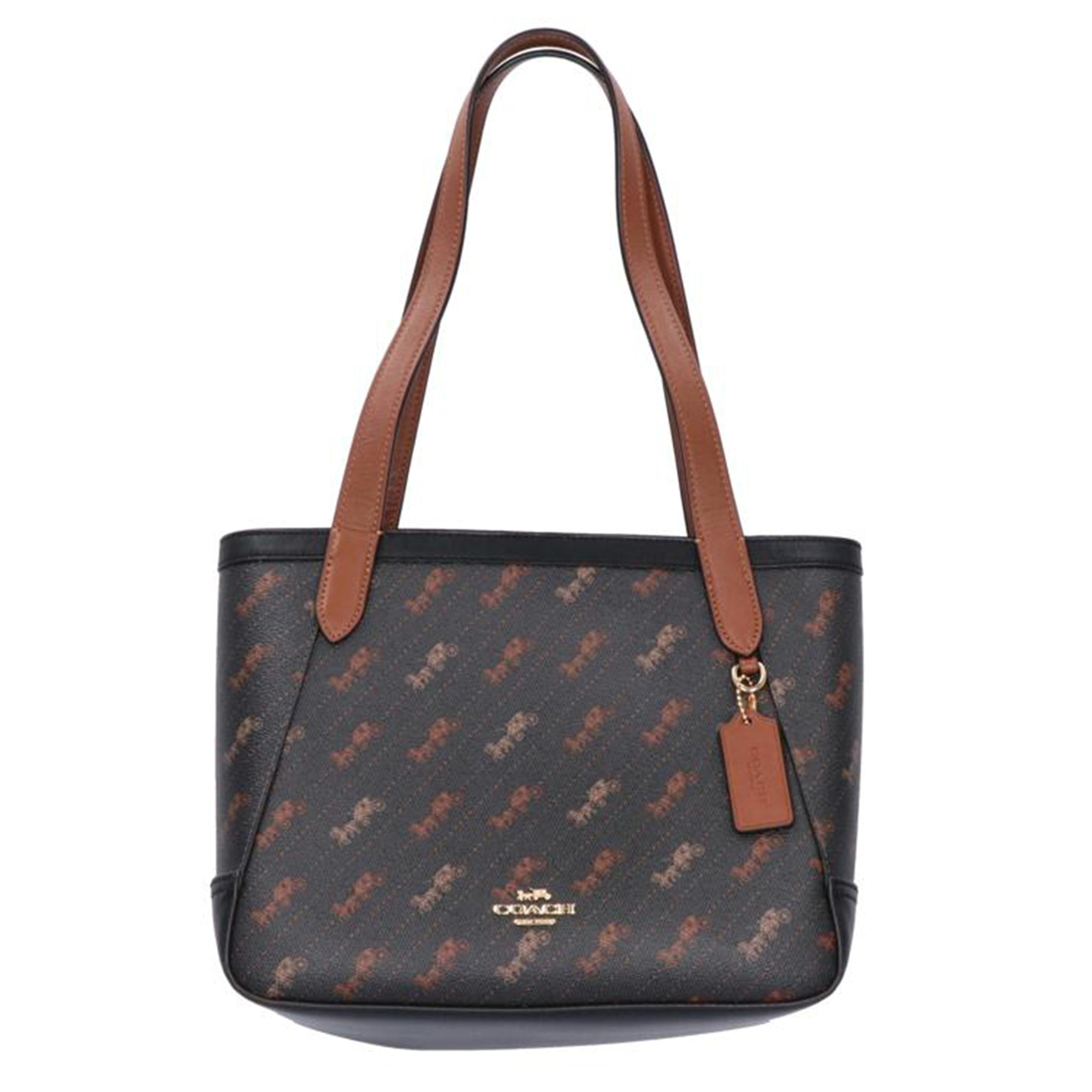 COACH コーチ/ダイアゴナルプリントホーストート/C4060//H21**/Aランク/75