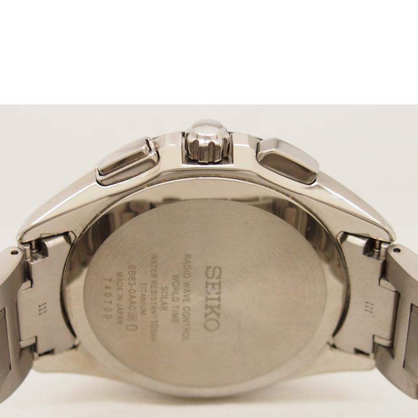 SEIKO セイコー/ブライツ/SS/ソーラー/8B63-0AA0//746700/ABランク/76