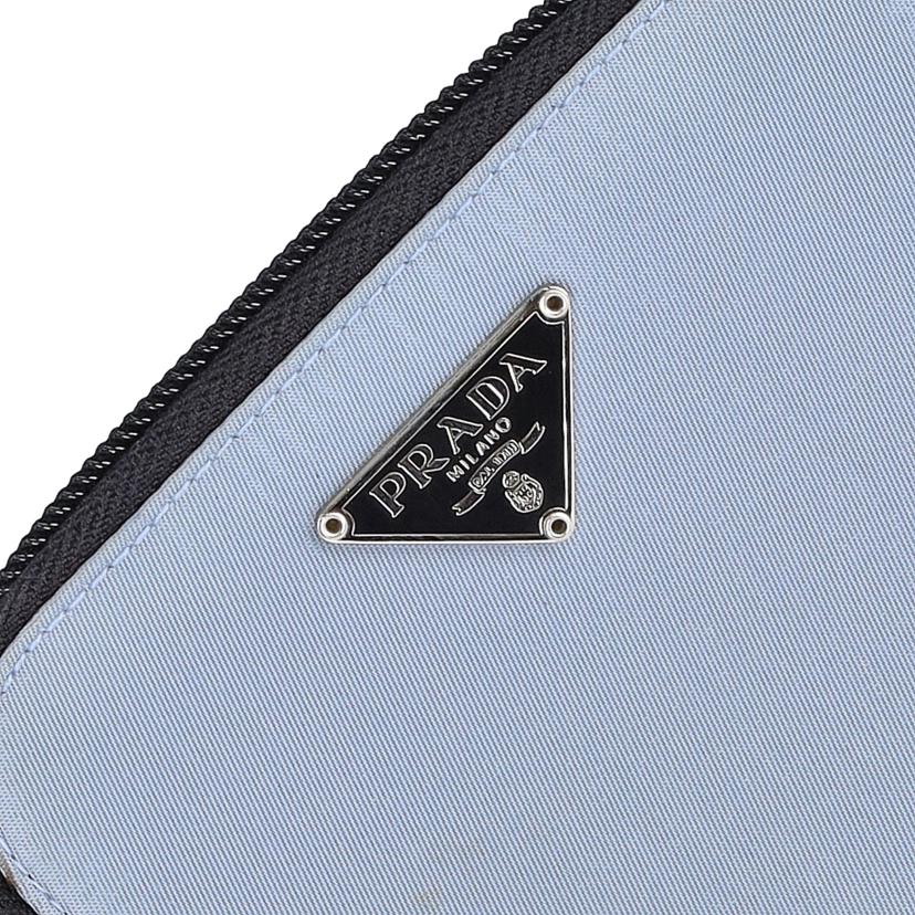 PRADA プラダ PRADA 二つ折りナイロン財布 水色 財布/二つ折りナイロン財布/1ML225//ABランク/37