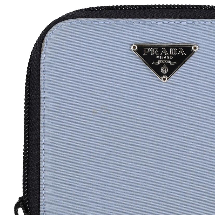 PRADA プラダ PRADA 二つ折りナイロン財布 水色 財布/二つ折りナイロン財布/1ML225//ABランク/37