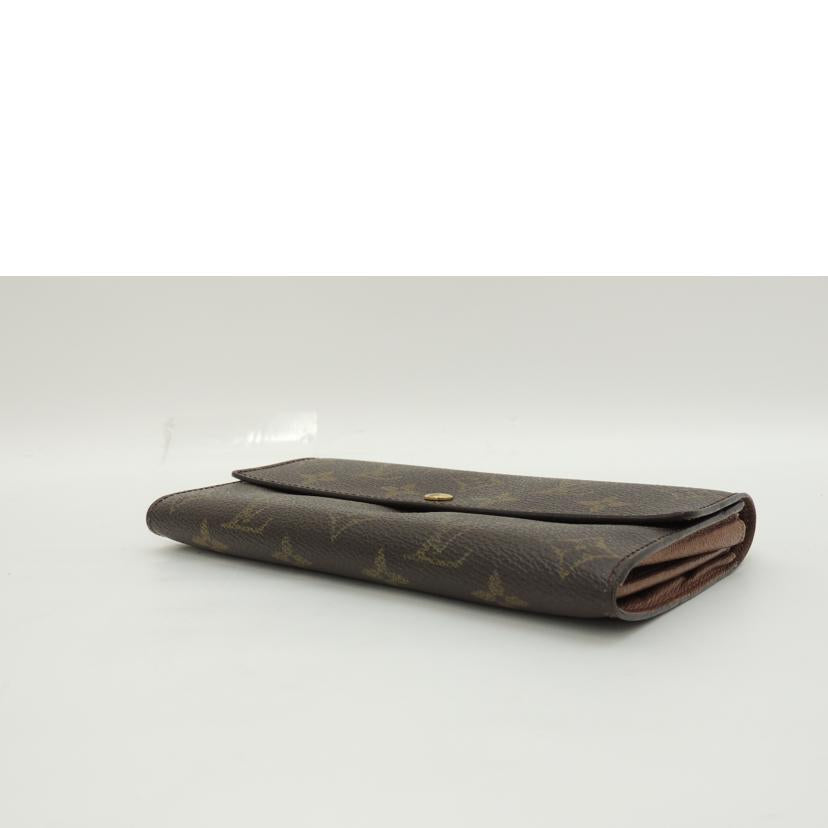 LV ルイ・ヴィトン 長財布 二つ折り ブラウン メンズ レディース /ポシェットポルトモネ・クレディ/モノグラム/M61725//TH0013/ABランク/69