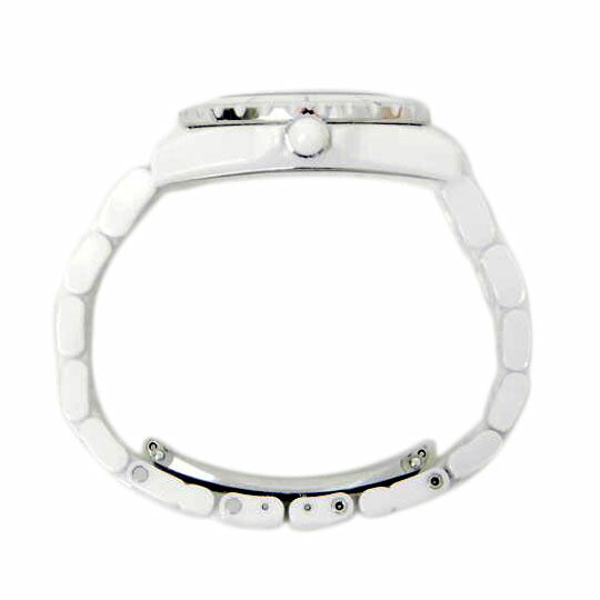 CHANEL シャネル/レディース/クオーツ/ホワイトセラミック/8Pダイヤシェル文字盤/J12//N.Q.K.98873/Bランク/78