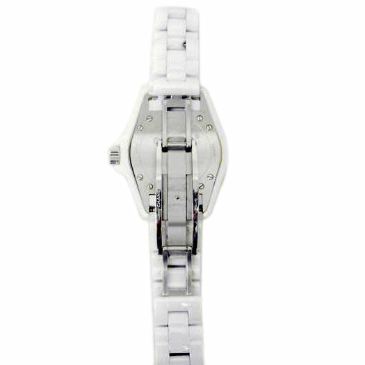 CHANEL シャネル/レディース/クオーツ/ホワイトセラミック/8Pダイヤシェル文字盤/J12//N.Q.K.98873/Bランク/78