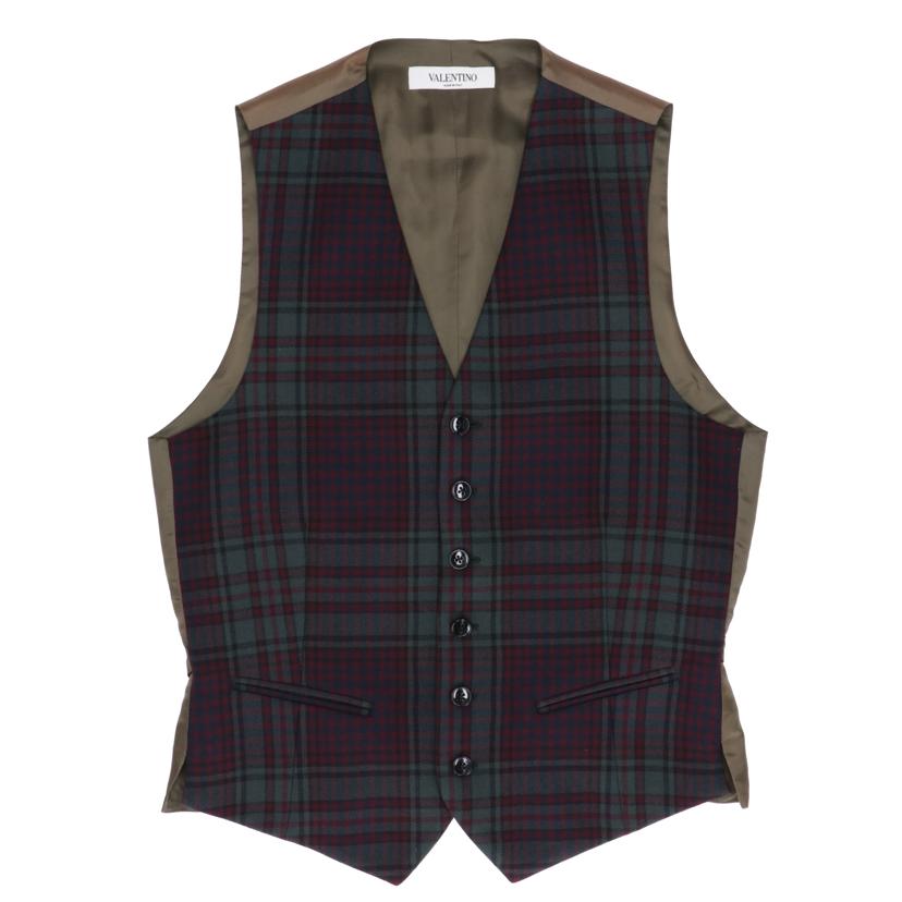 VALENTINO バレンチノ/VALENTINO チェック柄ベスト//ABランク/75