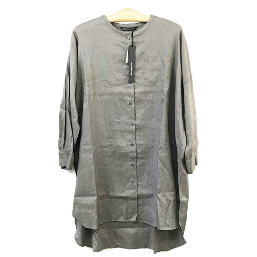 mizuiro ind ミズイロインド/スタンドカラー ロングシャツワンピース/2-258441//Sランク/51