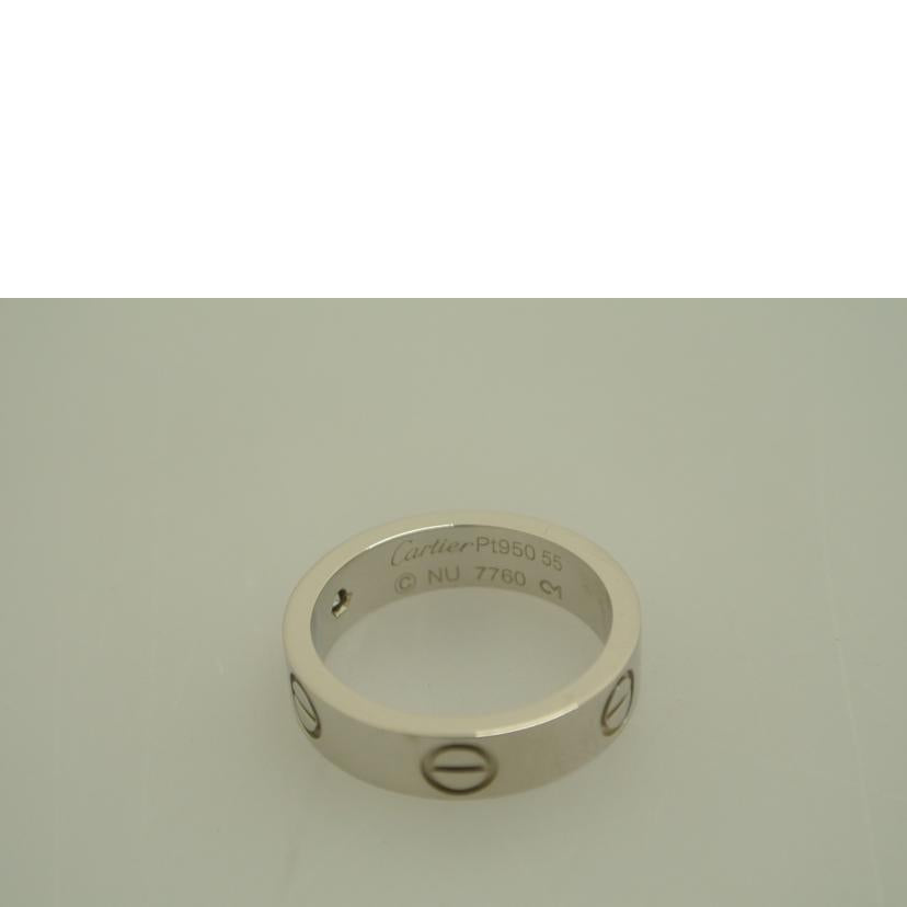 Cartier カルティエ/Pt950ラブリング1P#18//NU7760 C1/ABランク/87