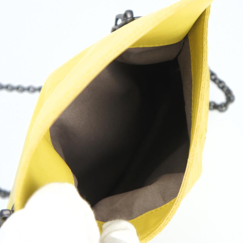 BOTTEGA ボッテガ BOTTEGAVENETA チェーンバッグ イエロー レディース/チェーンバッグ/イエロー//ABランク/75
