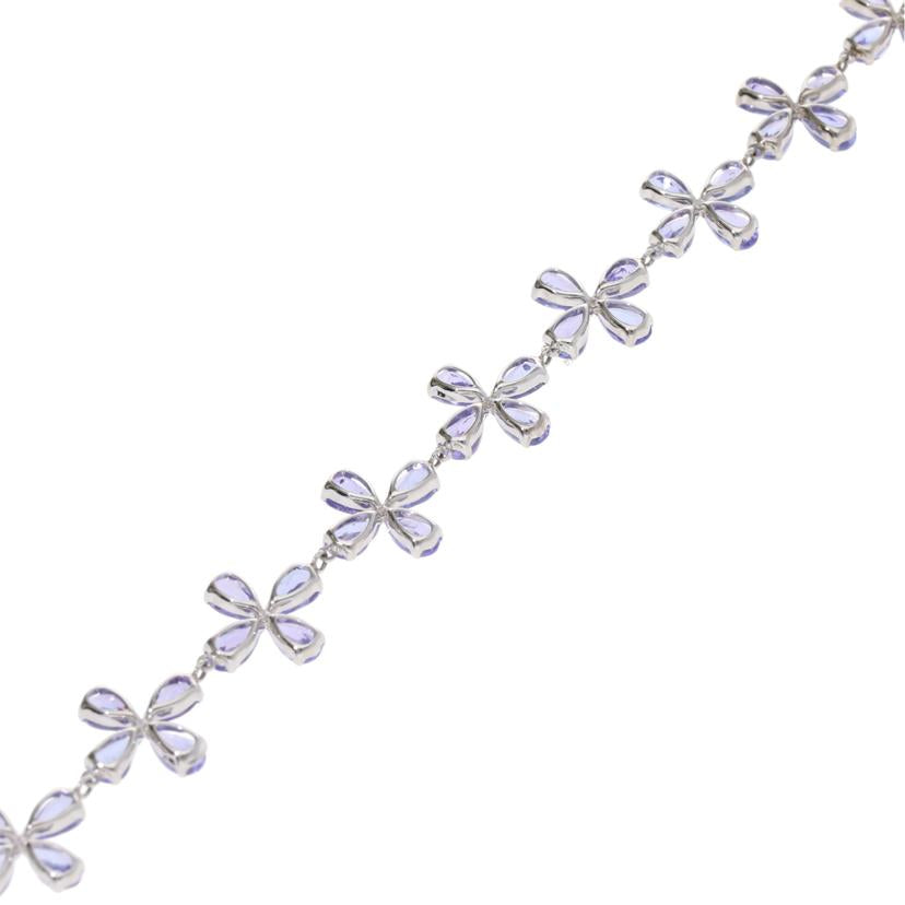 / Pt900/850タンザナイトブレスレット9.38ct//Aランク/75