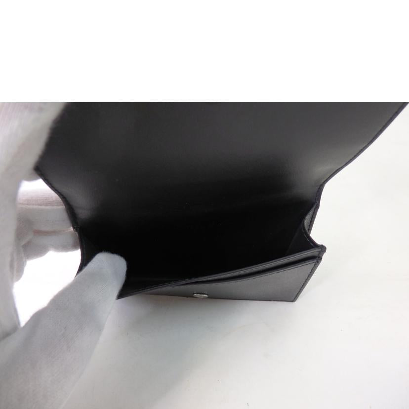 BOTTEGA VENETA ボッテガ・ヴェネタ/マキシイン/イントレチャート/カードケース/黒/651396//Aランク/84