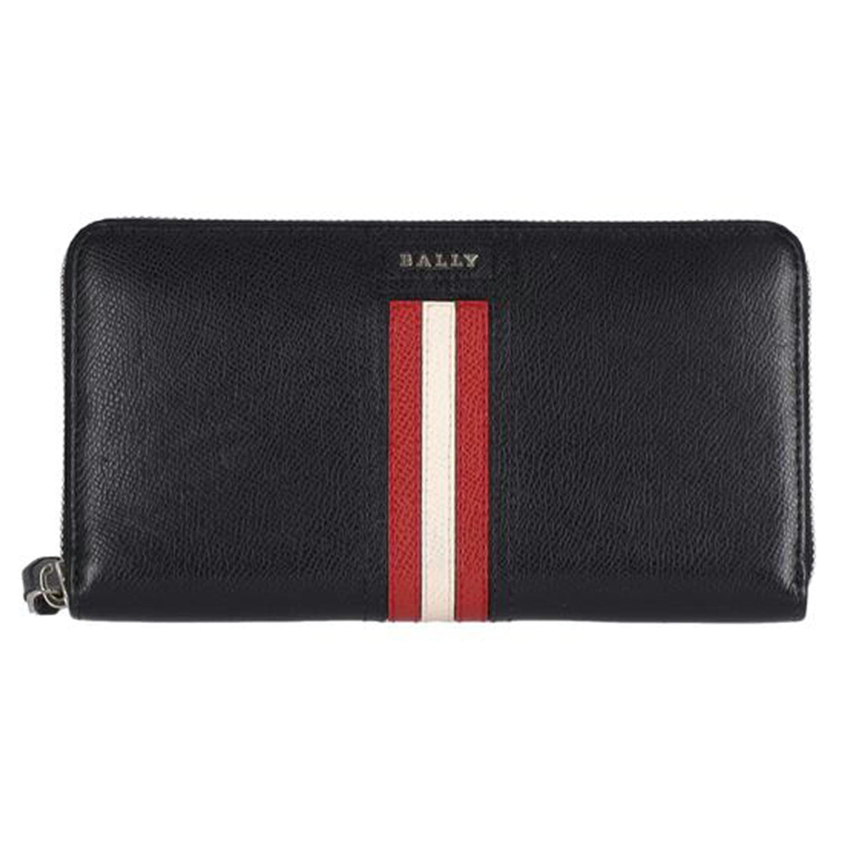 未使用品！BALLY【バリー】BALEN レザー ラウンドファスナー長財布