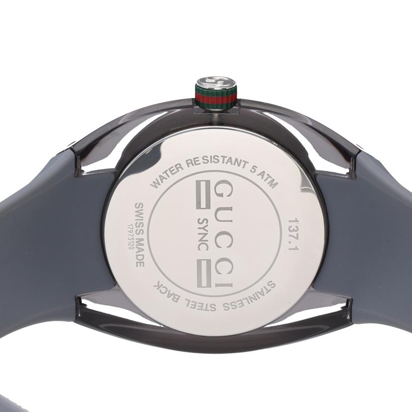 GUCCI グッチ 腕時計 メンズ メンズウォッチ クオーツ/シンク/デイト/メンズクォーツ/137.1//17973120/ABランク/75