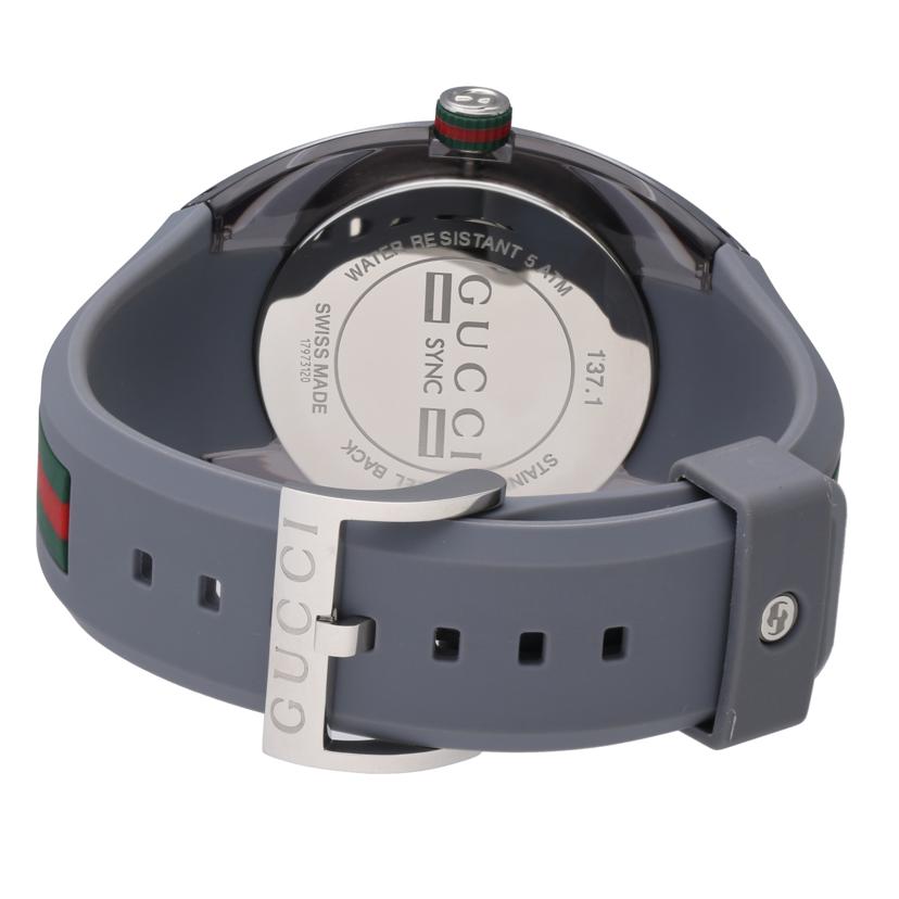 GUCCI グッチ 腕時計 メンズ メンズウォッチ クオーツ/シンク/デイト/メンズクォーツ/137.1//17973120/ABランク/75