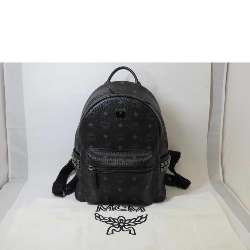 MCM/スモールスタークサイドスタッズバックパック/ノワール/MMK6SVE37BK001//1493Y/Aランク/90