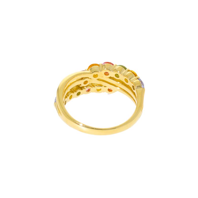 / K18サファイアリング1.87ct//Aランク/75