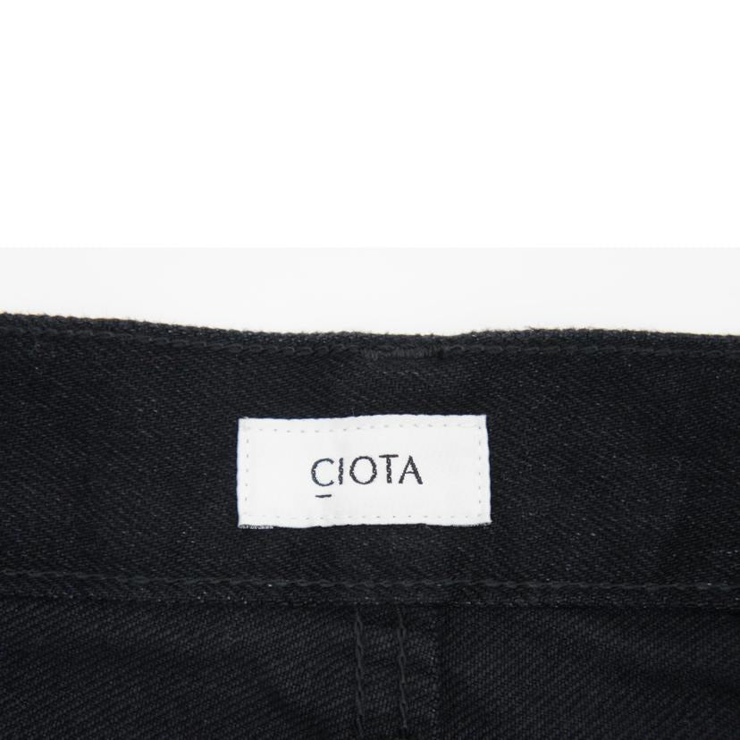 CIOTA シオタ/ブラックデニム/PTL-25AW//ABランク/75
