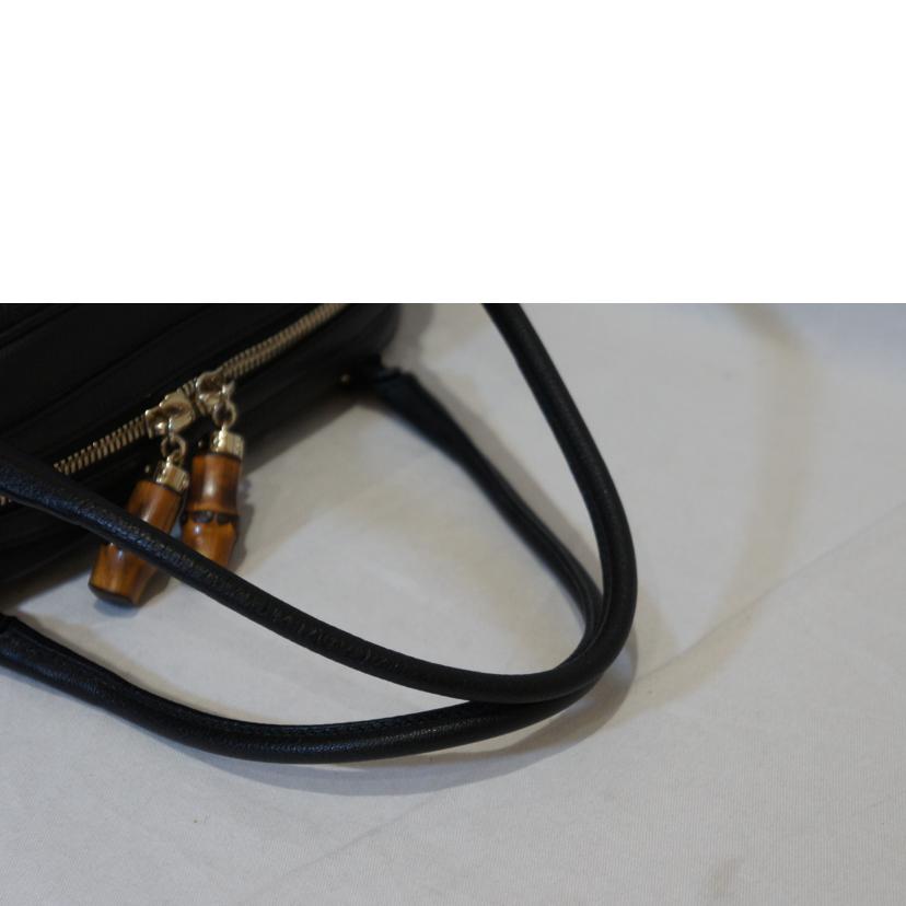 GUCCI グッチ/レザーホースピッドバンブー/159398//001013/Aランク/94