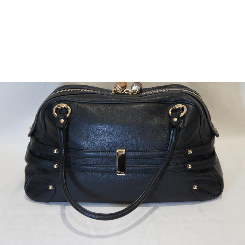 GUCCI グッチ/レザーホースピッドバンブー/159398//001013/Aランク/94