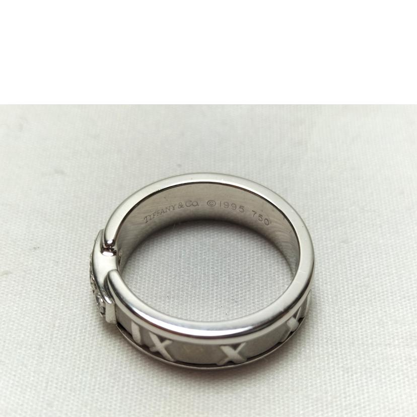 Tiffany&Co ティファニー/アトラス 3Pダイヤ K18WGリング //Aランク/52