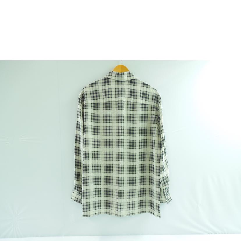 MARC JACOBS マークジェイコブス/MARC JACOBS シルク タータンチェックブラウス ベージュ・ブラック サイズXS/M4007811 18//Aランク/83