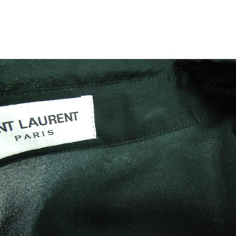 SAINT LAURENT PARIS/SAINT LAURENT PARIS シースルーブラウス ブラック サイズ38/SP04 465896 Y115W 1000//Aランク/83