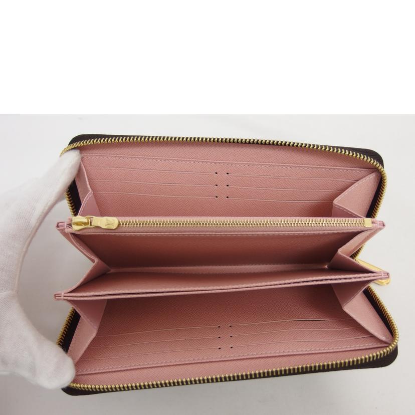 LV ルイヴィトン/ジッピーウォレット/モノグラム/ローズバレリーヌ/M41894//ICチップ/Aランク/04