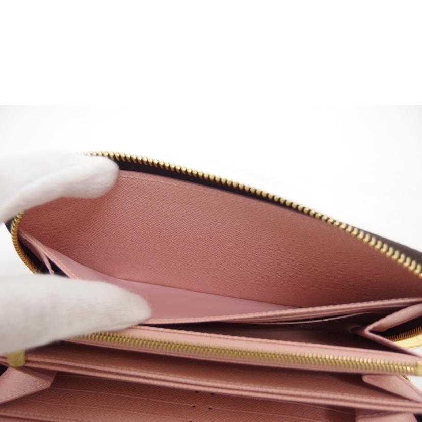 LV ルイヴィトン/ジッピーウォレット/モノグラム/ローズバレリーヌ/M41894//ICチップ/Aランク/04
