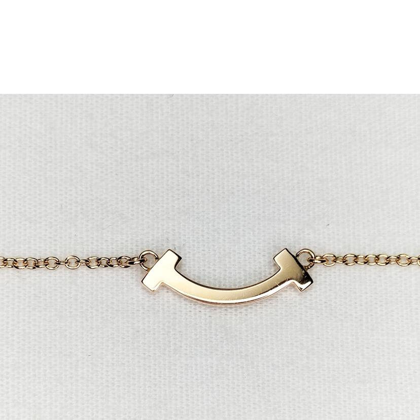 Tiffany&Co ティファニー/Tスマイル ミニ ダイヤ ネックレス //Aランク/52