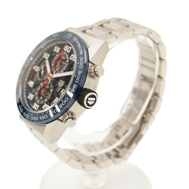 TAG Heuer タグホイヤー 腕時計 メンズ ブルー文字盤 クロノグラフ オーバーホール済 レッドブル・レーシングモデル/カレラ・キャリバー・ホイヤー01/レッドブル/自動巻き/CAR2A1K.BA0703//WKN****/SAランク/69