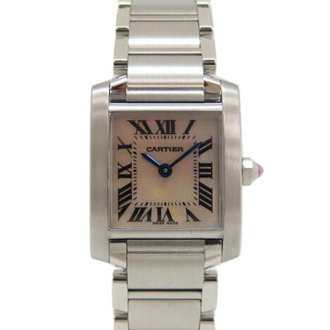 Cartier カルティエ/タンクフランセーズSM/ピンクシェル/クォーツ/2384//801*****/Aランク/82