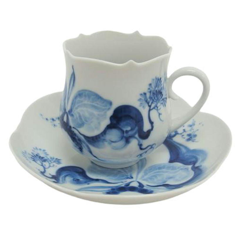 Meissen マイセン/ブルーオーキッド/コーヒーカップ&ソーサー//23562/Aランク/04