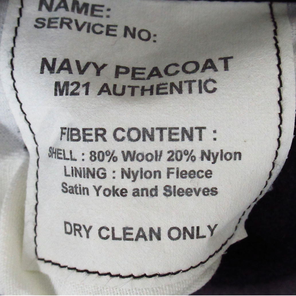 STERLING WEAR(スターリングウエア)/メルトン Pコート/32R/ABランク/63