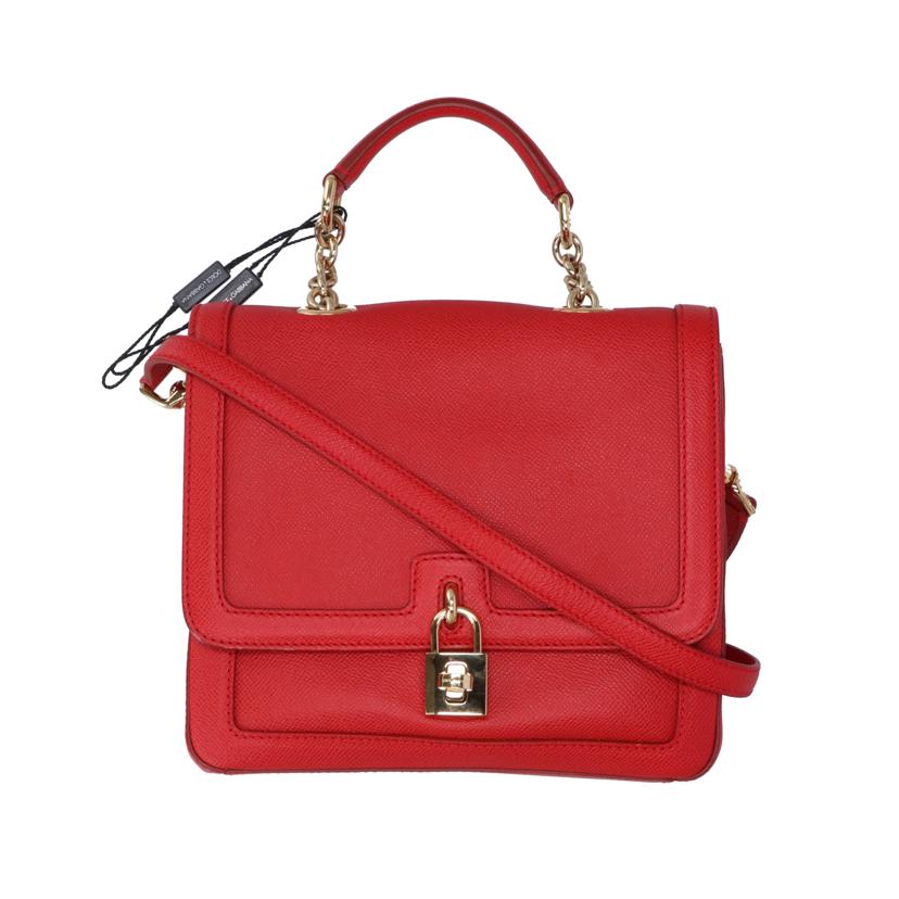 DOLCE&GABBANA ドルチェ&ガッパーナ DOLCE&GABBANA 2Wayショルダーバッグ 赤 ヒョウ柄/2Wayショルダーバッグ赤/ヒョウ柄/9261180861534//SAランク/37