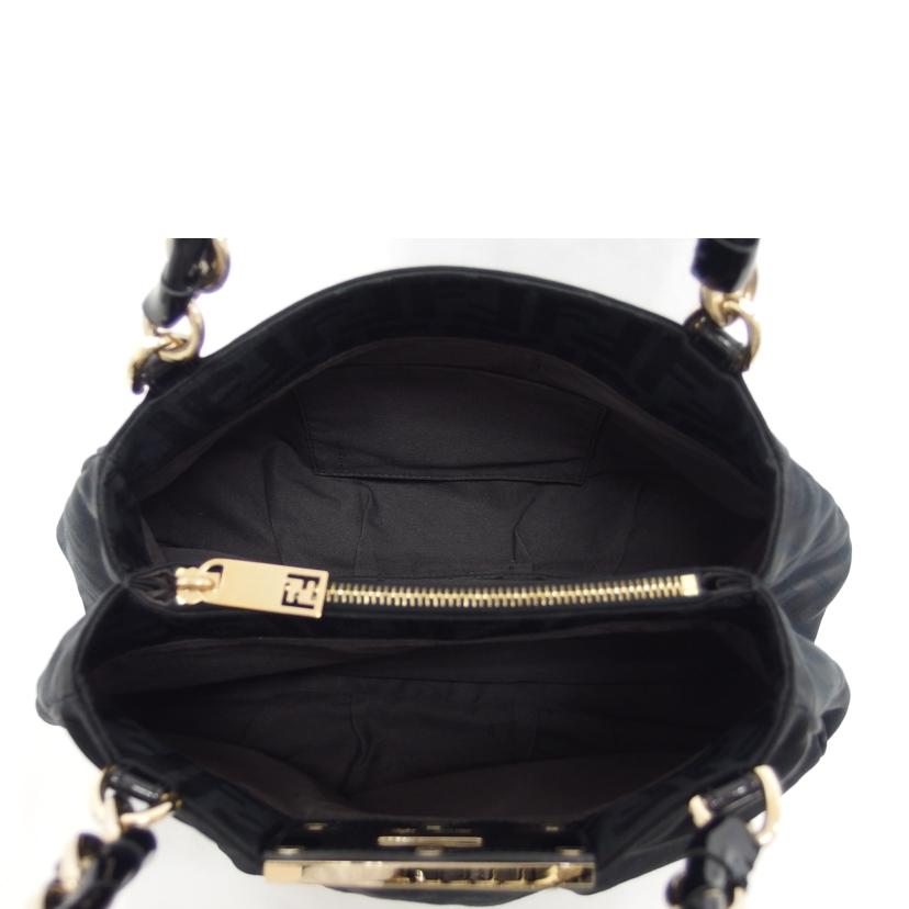 FENDI フェンディ/ミアチェーン/ズッカ柄ハンドバッグ/ブラック/8BR615//119.2516/ABランク/04